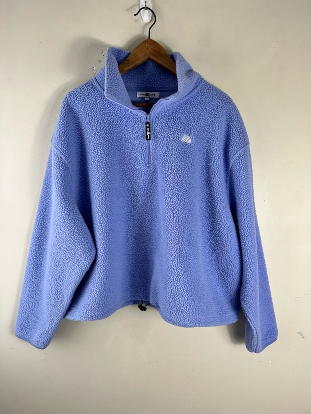 4TH ARQ PHOENIX Half-Zip Size XL Fleece Sweater Pullover In Lavender - Picture 2 of 10